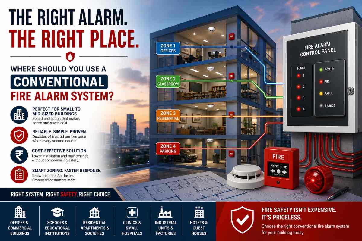 Conventional Fire Alarm System: Best Use Cases & Buildings